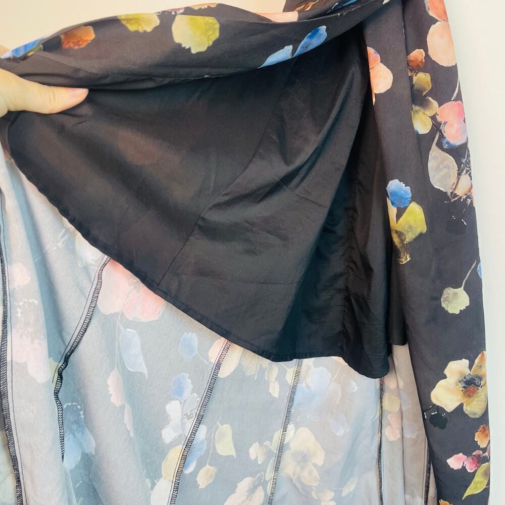 Anthropologie Wrapped Floral Maxi Dress Floral Print size XS - Picture 10 of 12